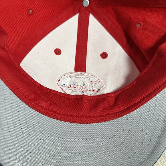 Vintage Puma Philadelphia Phillies Hat Snapback MLB Baseball Blue Red Wool Blend - Picture 6 of 10